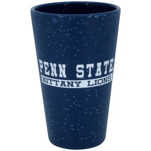 silicone pint navy speckle with Penn State Nittany Lions